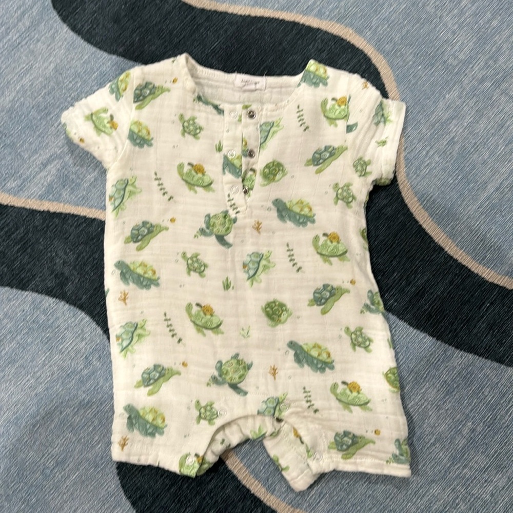 Angel dear shorts onesie